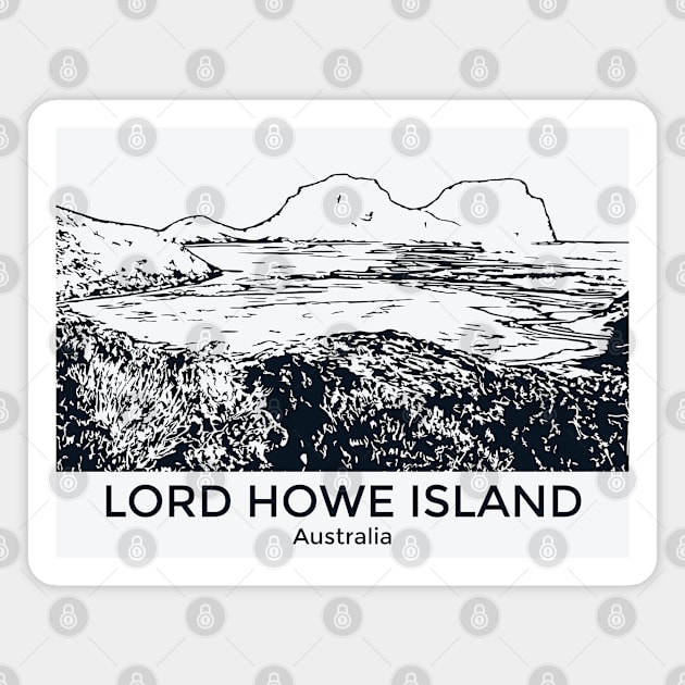Lord Howe Island Group - Australia Magnet by Lakeric